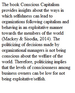 Conscious Capitalism Critique